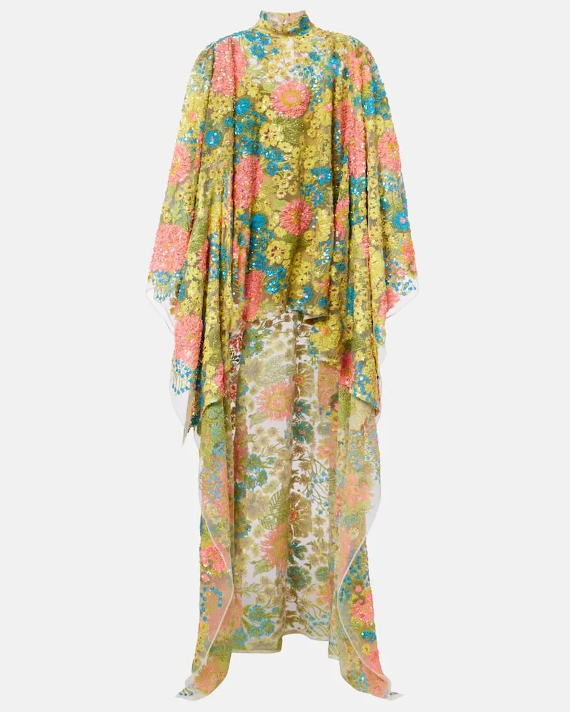 Taller Marmo Kaftan Graham mit Pailletten Multicolor