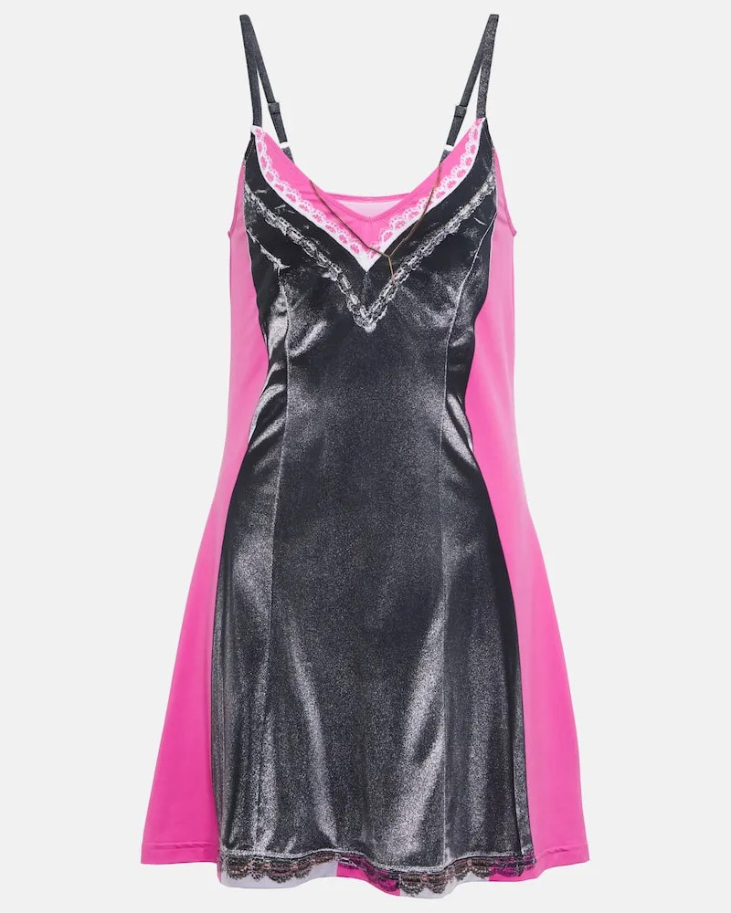 Y/PROJECT Bedrucktes Minikleid Multicolor