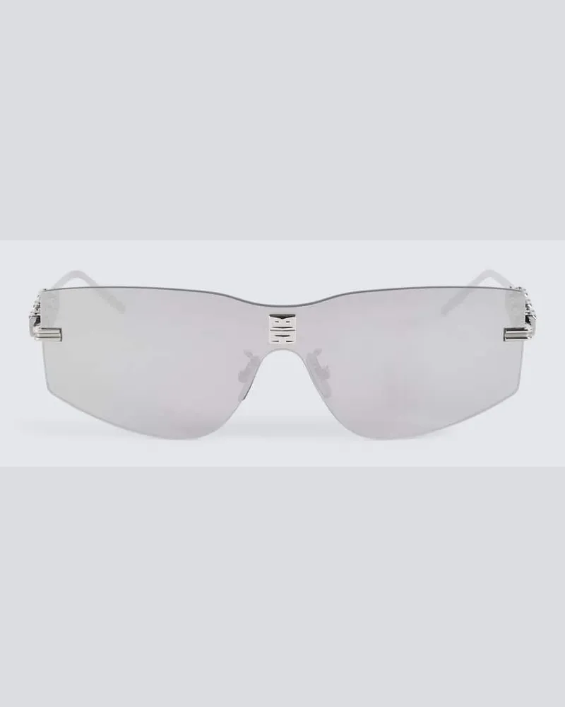 Givenchy Eckige Sonnenbrille 4Gem Grau