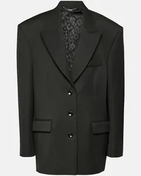 Magda Butrym Blazer aus Wolle Schwarz