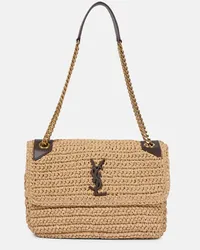 Saint Laurent Schultertasche Niki Medium Beige