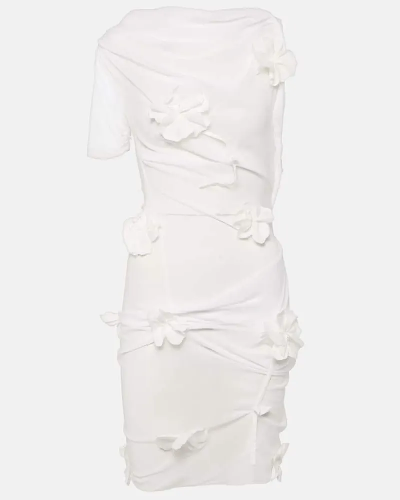 Jacquemus Minikleid La Mini Robe Bocciolo Weiß