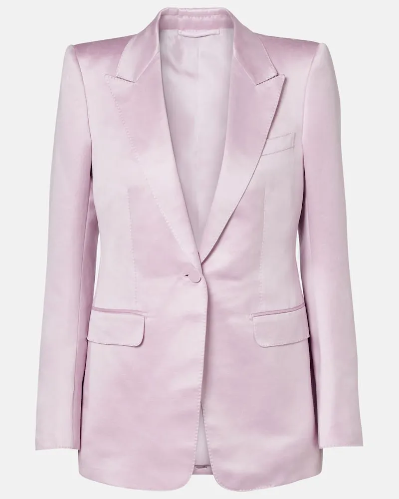 Tom Ford Blazer aus Baumwolle und Seide Rosa