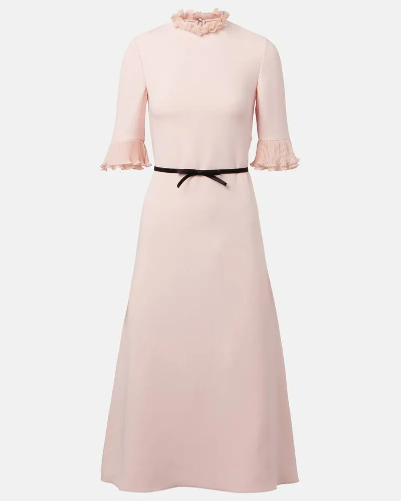 Valentino Garavani Midikleid aus Cady Couture Pink