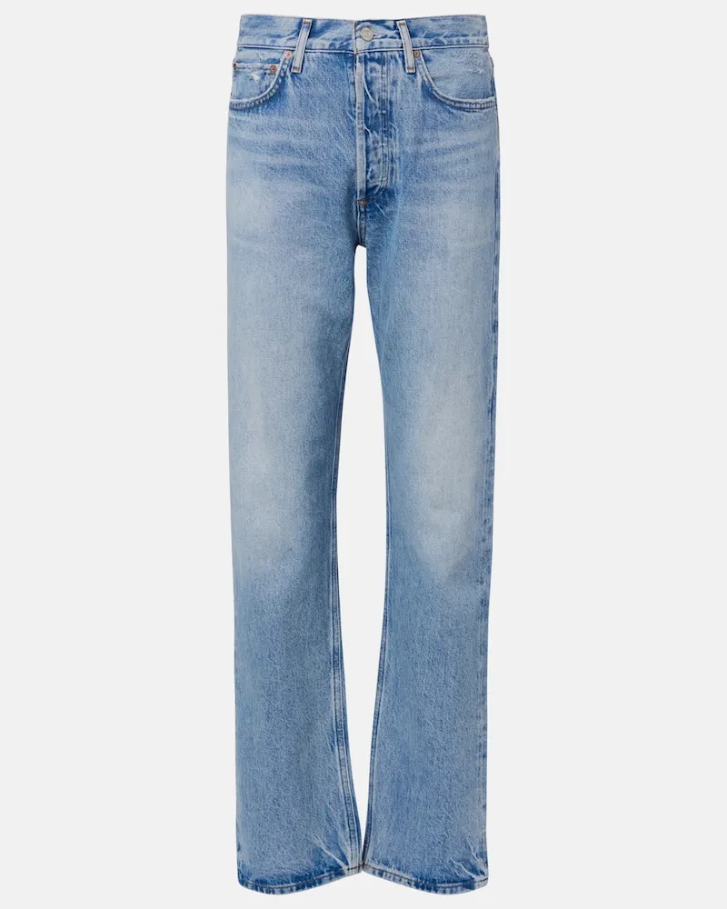 AGOLDE Straight Jeans '90s Blau