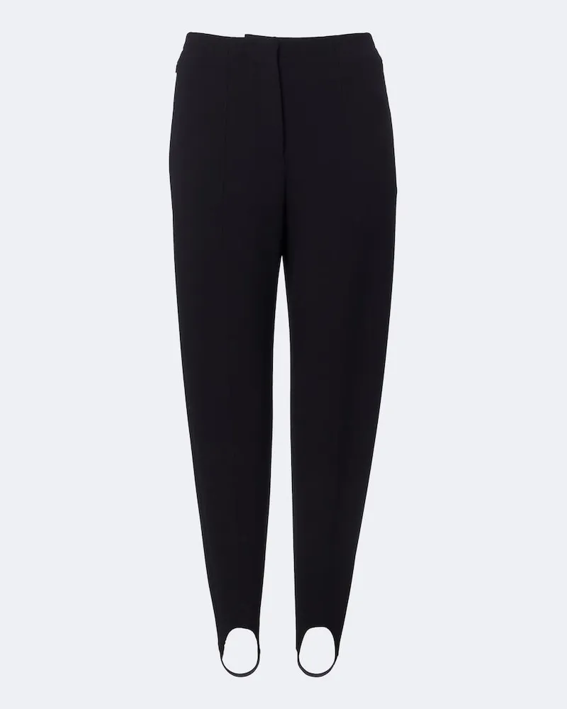 Loewe Steghose Double L aus einem Wollgemisch Schwarz