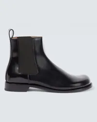 Loewe Chelsea Boots Campo aus Leder Schwarz