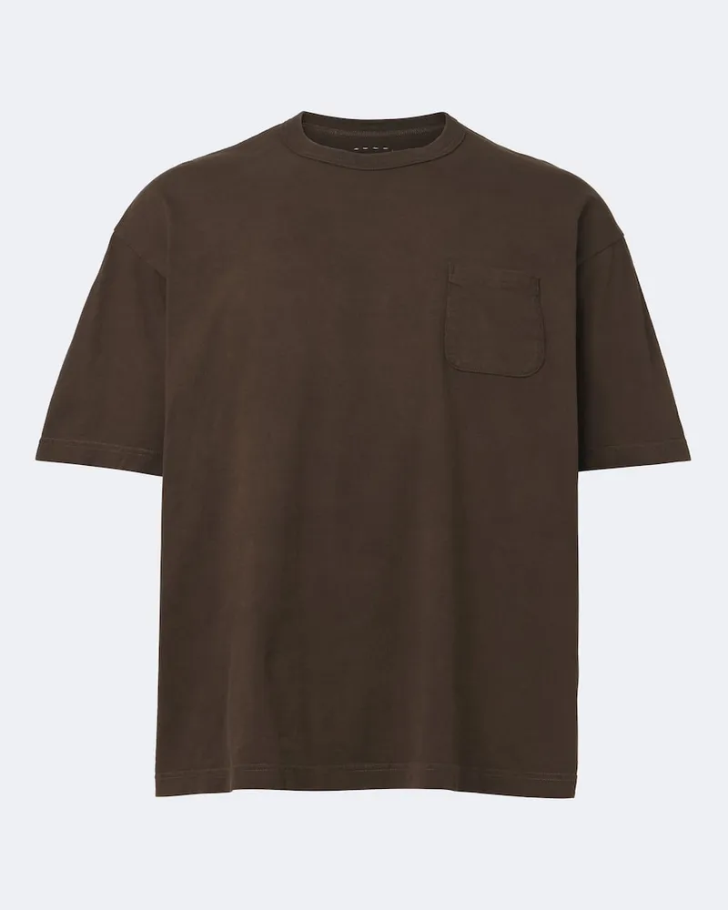 Visvim T-Shirt aus Baumwoll-Jersey Braun