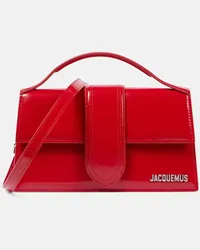 Jacquemus Schultertasche Le Grand Bambino aus Leder Rot