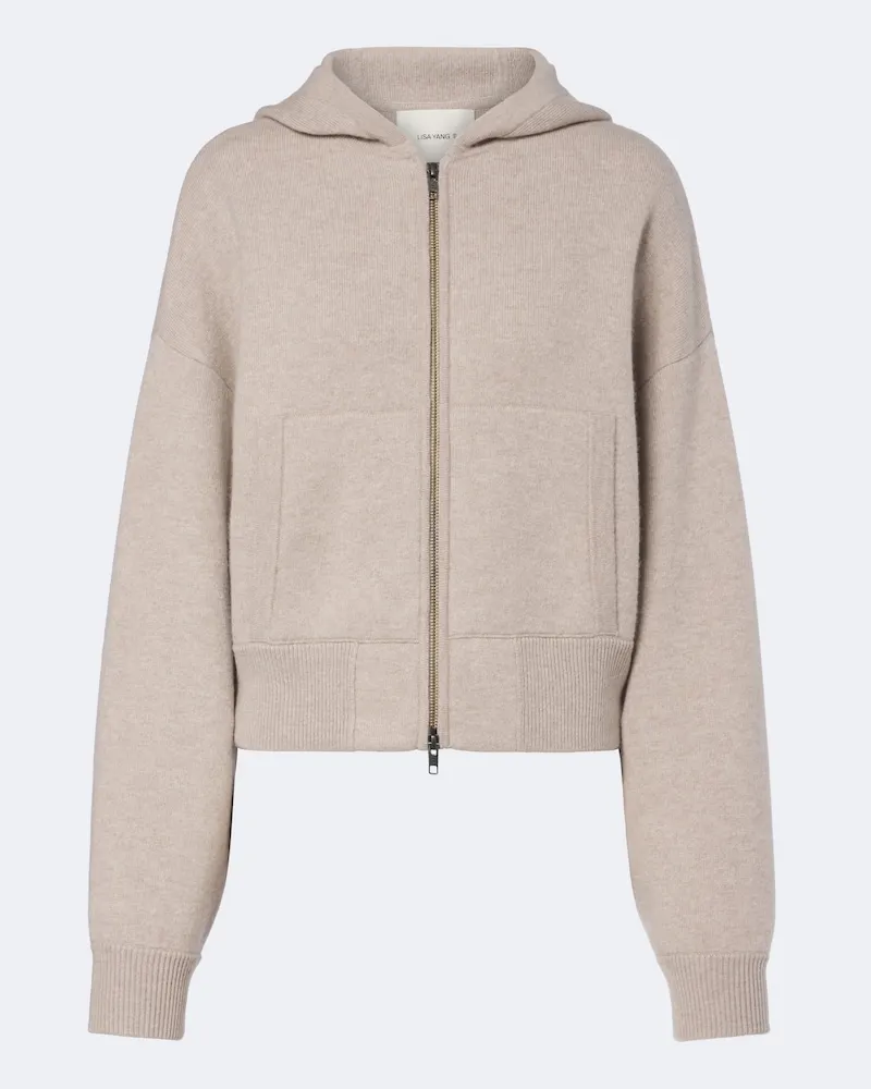 Lisa Yang Cardigan Lilia aus Kaschmir Beige