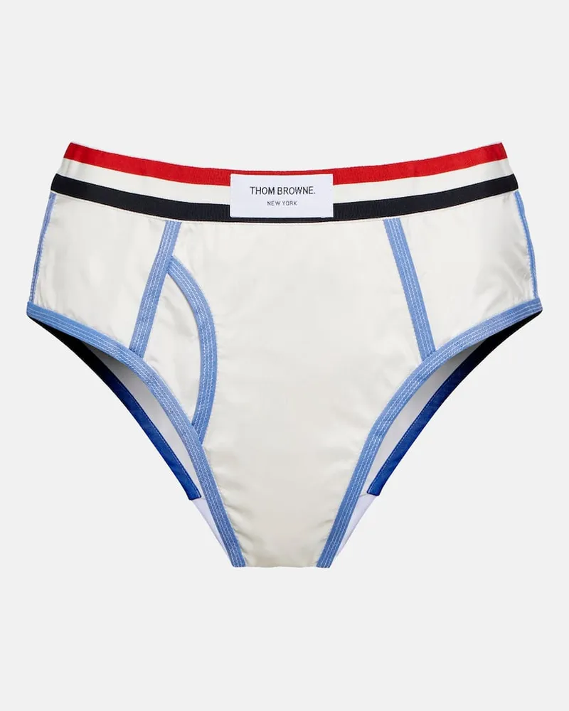 Thom Browne Höschen Oxford Stripe Weiß