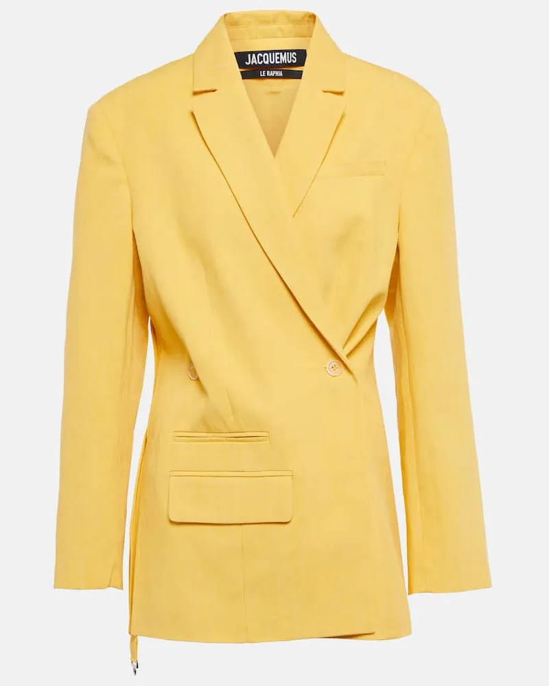 Jacquemus Blazer La Veste Tibau Gelb