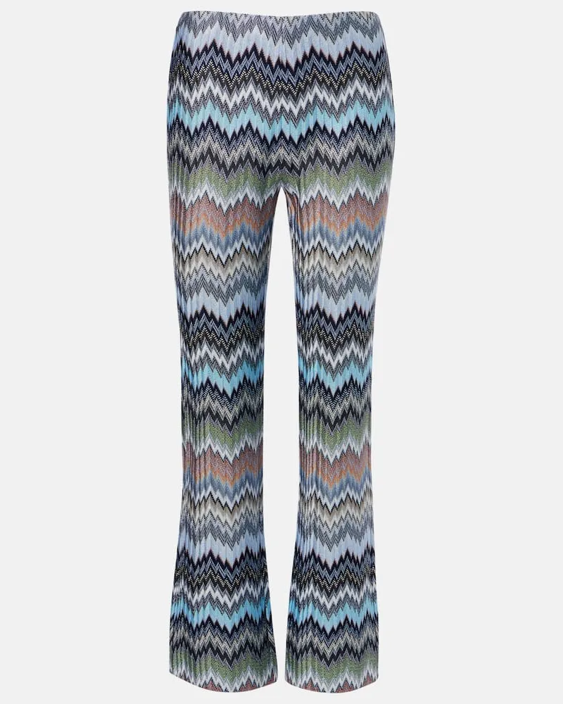 Missoni Gerade Hose Blau