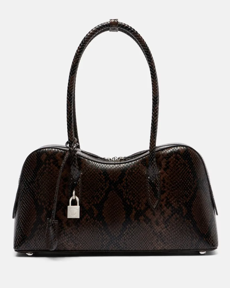 Stella McCartney Schultertasche Ryder Medium aus Lederimitat Braun