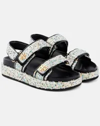 Tory Burch Sandalen Kira mit Pailletten Multicolor