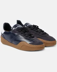 Acne Studios Sneakers aus Leder und Veloursleder Grau