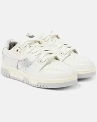 Acne Studios Sneakers aus Leder Weiss