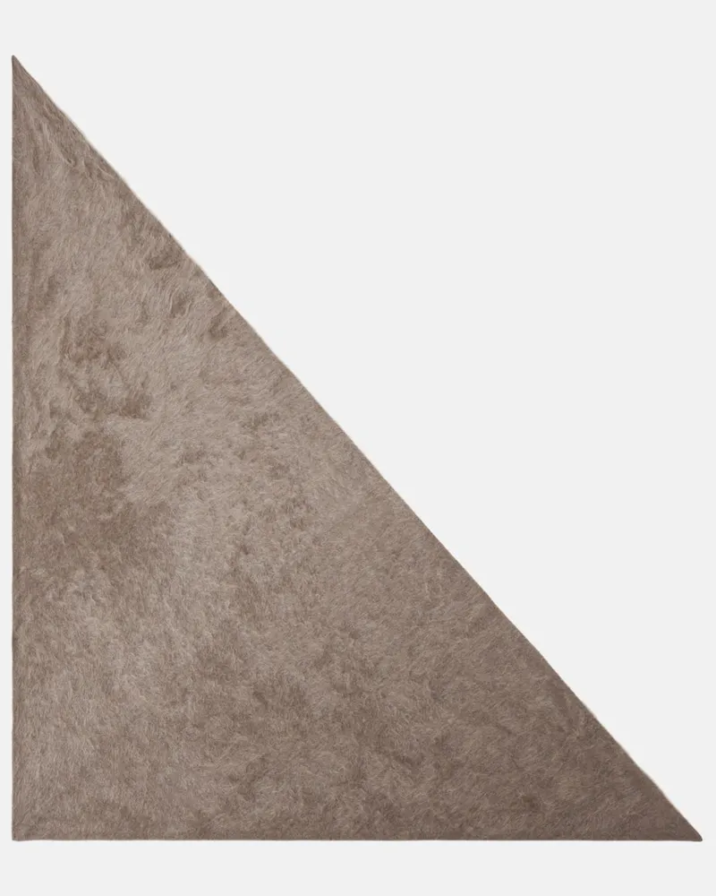 Lisa Yang Schal Bandana aus Kaschmir Beige
