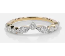 Ring Muse Tiara aus 10kt Gelbgold mit Diamanten