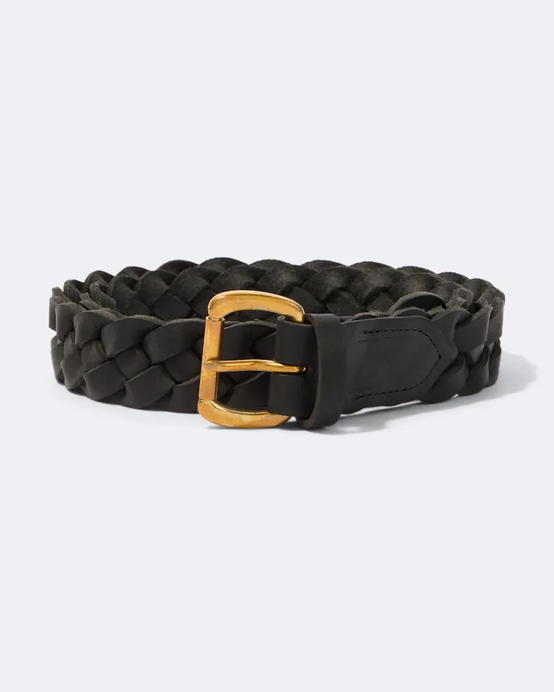 Visvim Gürtel aus Leder Schwarz