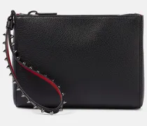 Verzierte Clutch Cabata Mini aus Leder