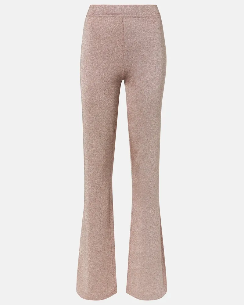 Missoni Schlaghose aus Strick Rosa