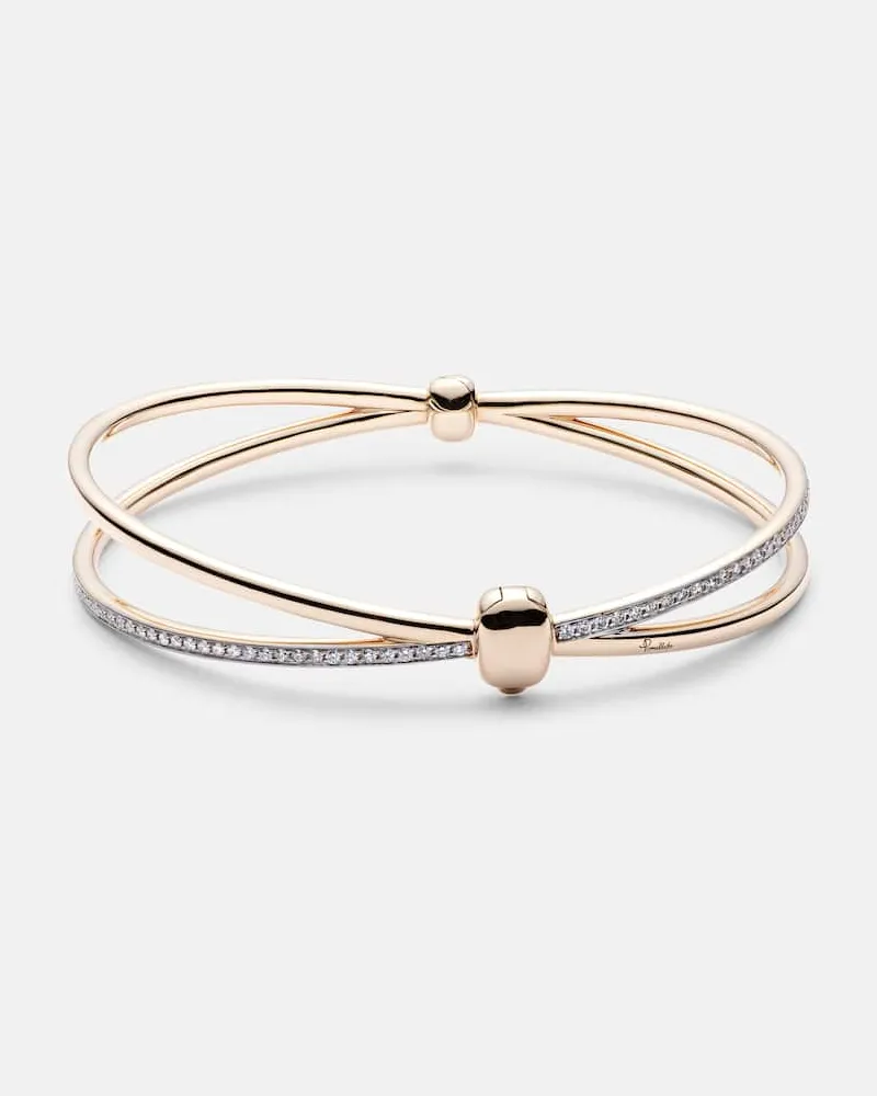 Pomellato Armreif Pomellato Together aus 18kt Roségold mit Diamanten Pink