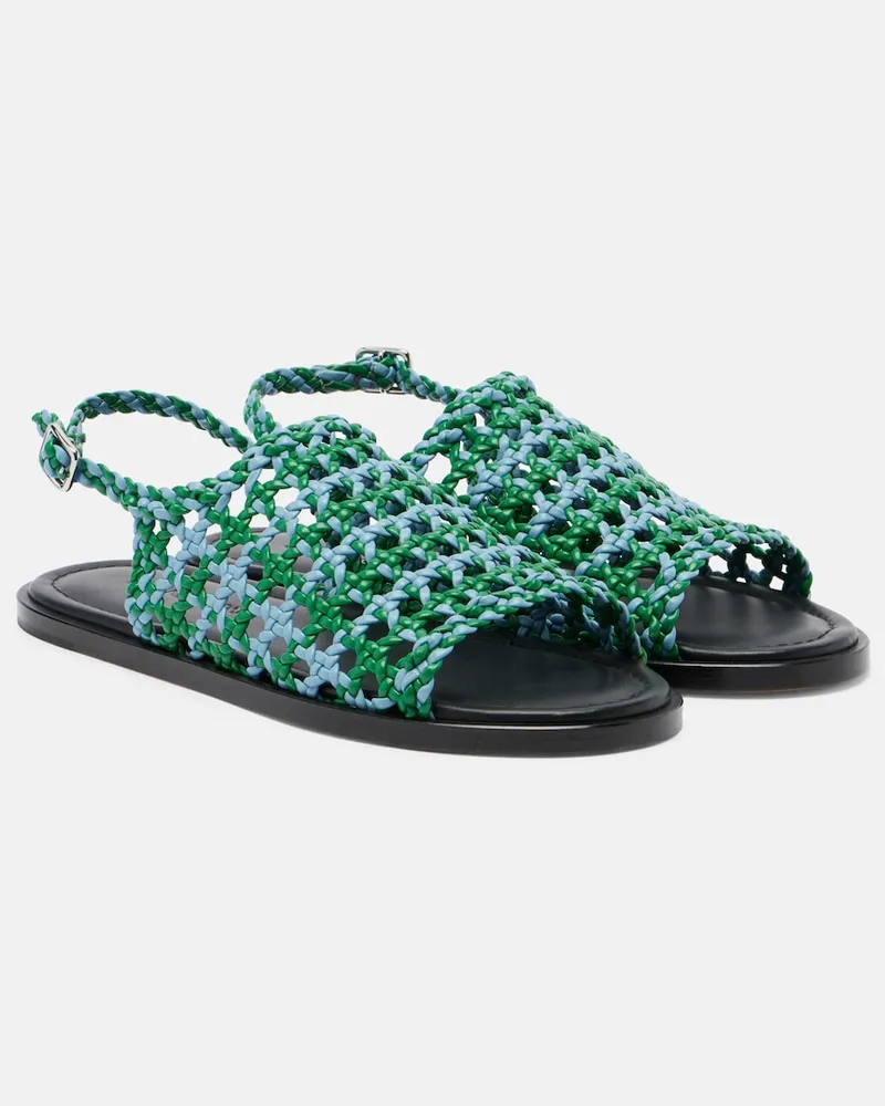 J.W.Anderson Sandalen Net Blau