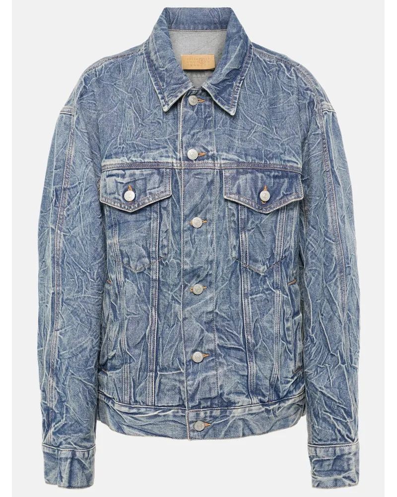 Maison Margiela Jeansjacke Blau