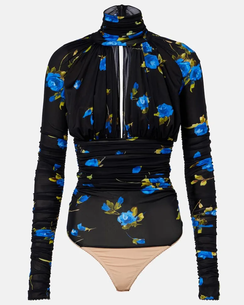 Blumarine Body aus Jersey Schwarz
