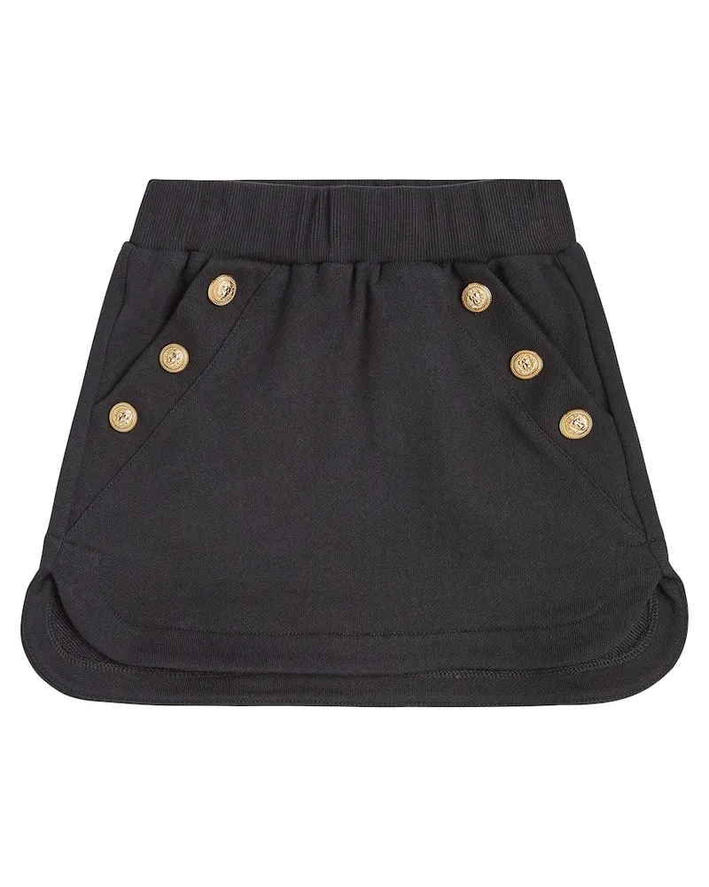Balmain Rock aus Baumwolle Schwarz
