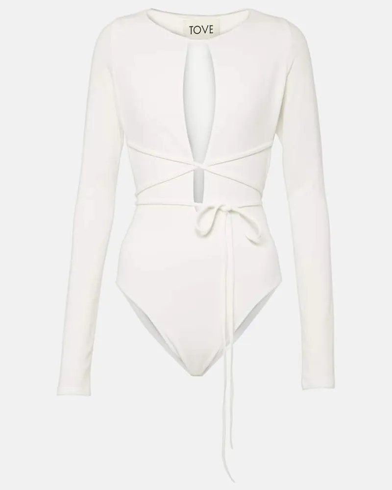 TOVE Body Jennifer aus Crêpe-Jersey Weiß