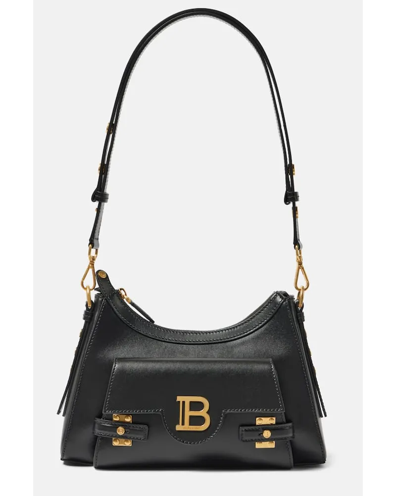 Balmain Schultertasche B-Buzz aus Leder Schwarz