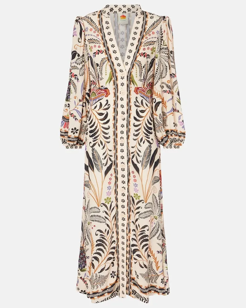 FARM Rio Bedrucktes Maxikleid Classic Nature Multicolor