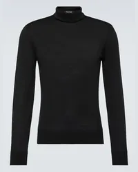 Tom Ford Rollkragenpullover aus Wolle Schwarz