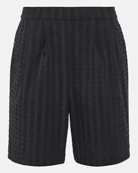 ASCENO Bermuda-Shorts Carros aus Baumwolle Schwarz