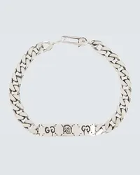 Gucci X Trouble Andrew Armband Ghost aus Sterlingsilber Silber