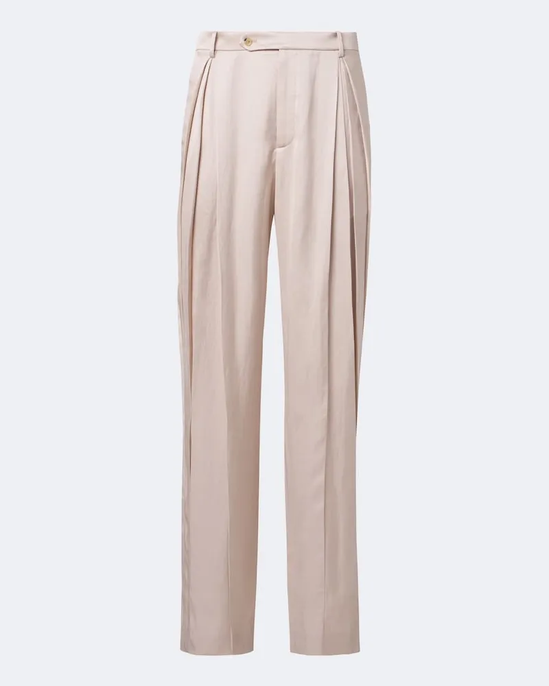 Valentino Garavani Gerade Hose Beige
