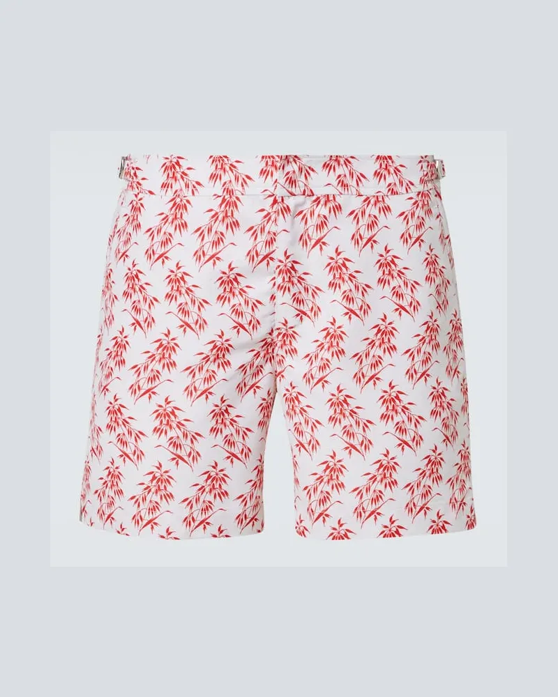 Orlebar Brown Bedruckte Badeshorts Bulldog Multicolor