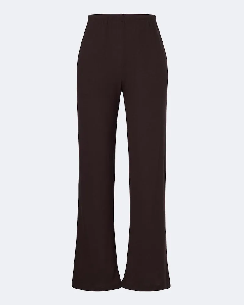 Velvet Weite Hose Mackenzie Braun