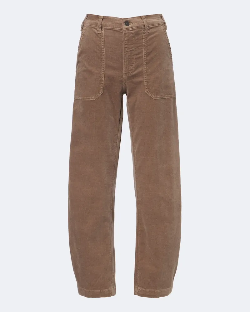 Frame Denim Weite Hose Ranger aus Cord Beige