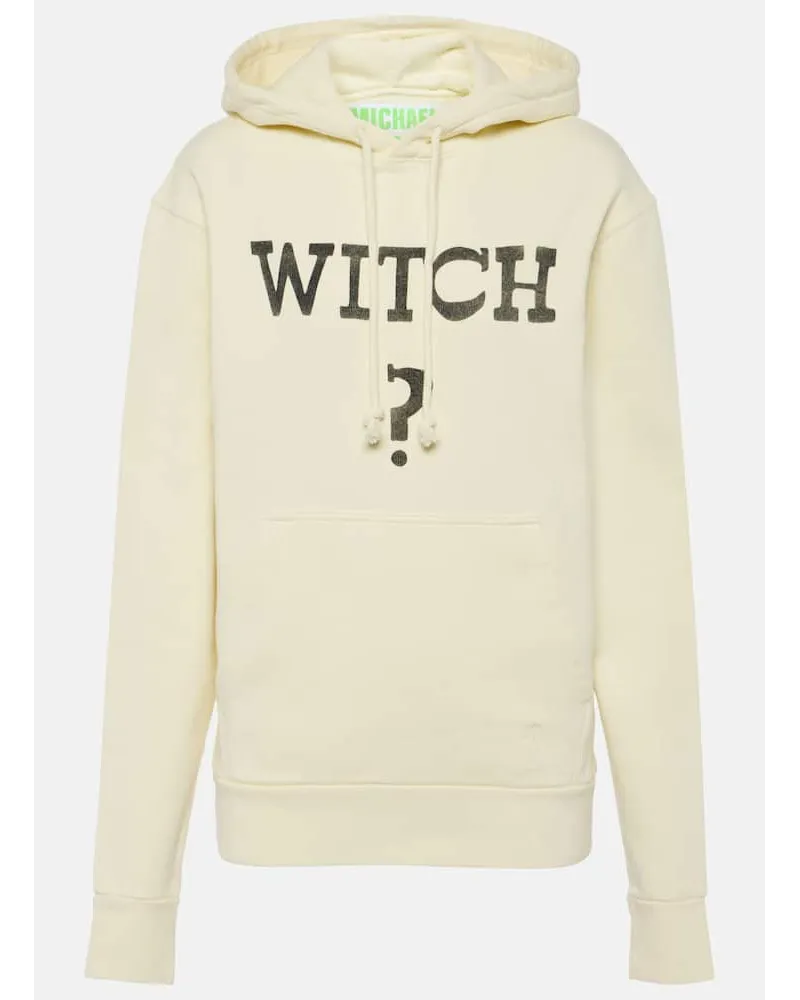 J.W.Anderson X Michael Clark Hoodie aus Baumwoll-Jersey Beige