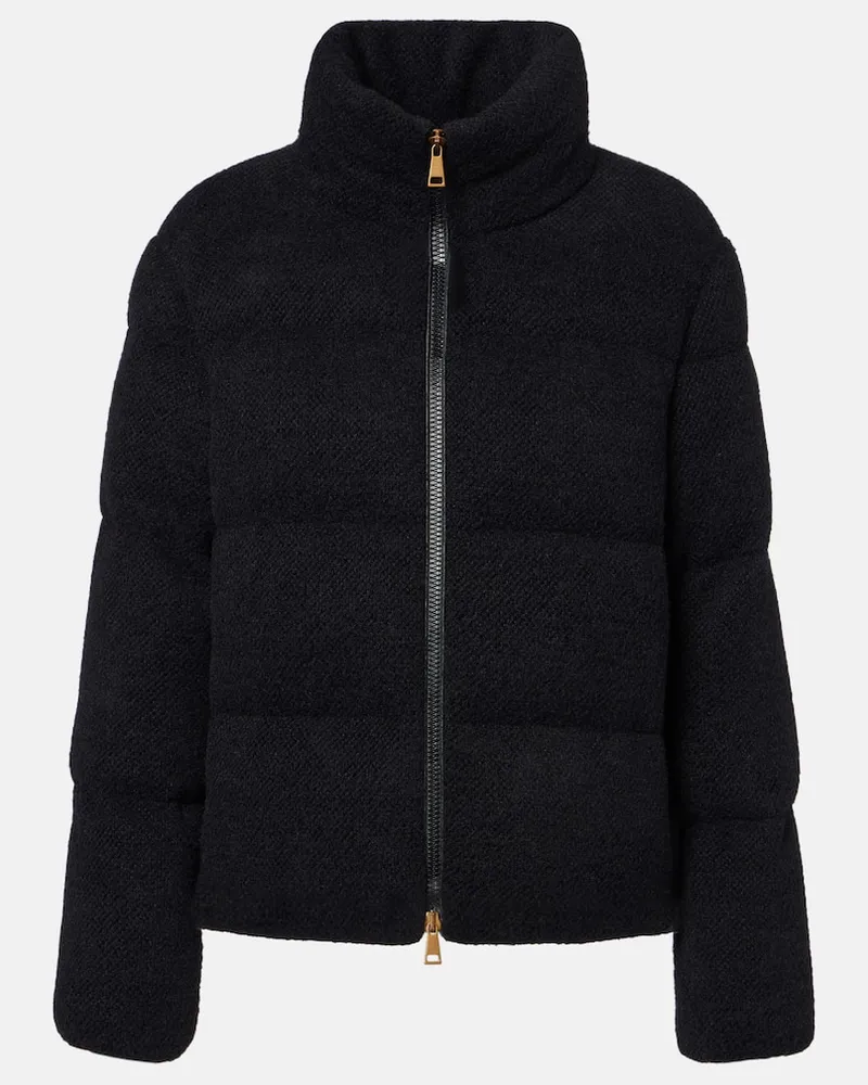 Moncler Daunenjacke Mornas Schwarz