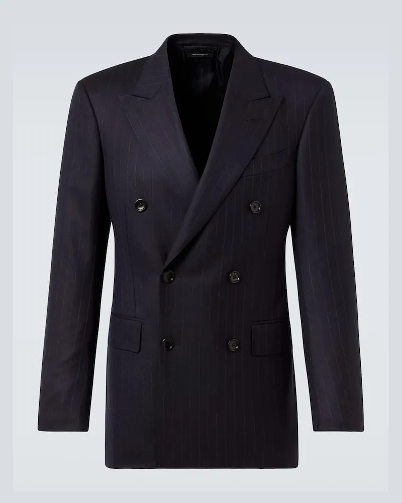 Tom Ford Blazer aus Wolle Blau