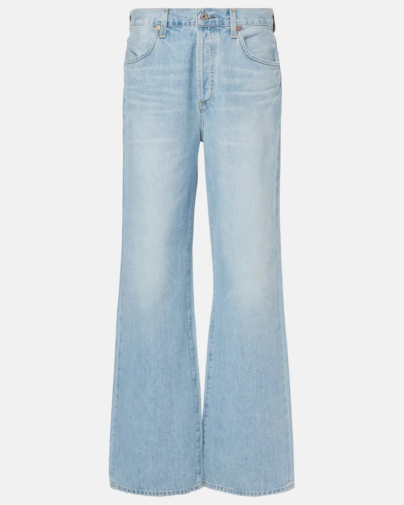 Citizens of humanity High-Rise Wide-Leg Jeans Annina Blau