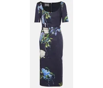 Midikleid aus Popeline