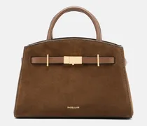 Henkeltasche Hudson Small aus Veloursleder