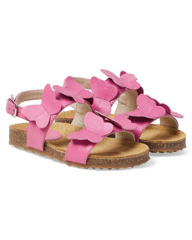 Il Gufo Sandalen aus Leder Rosa