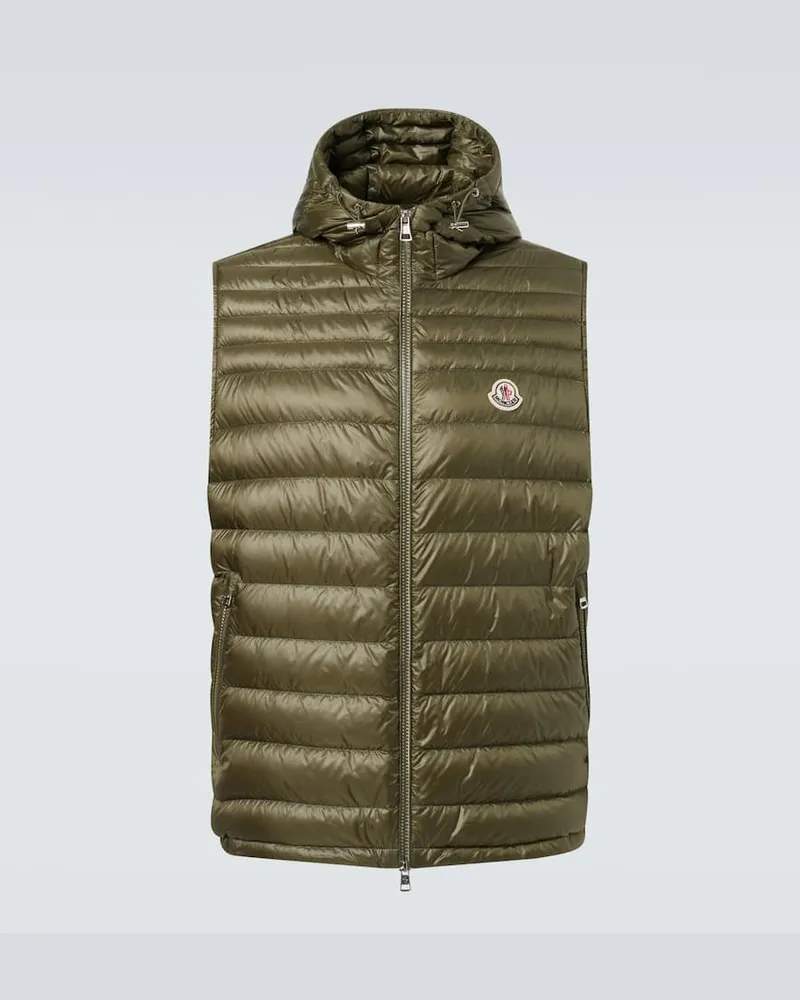 Moncler Daunenweste Grün