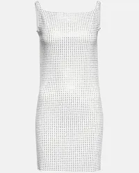 Aya Muse Verziertes Minikleid Pelina Weiss